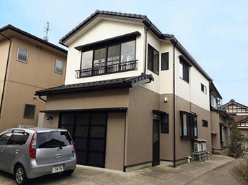 石川県金沢市 K様邸の外壁塗装リフォーム事例写真