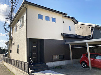石川県金沢市四十万 外壁一部張替え ・の外壁塗装リフォーム事例写真