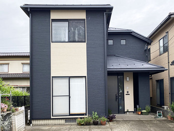 石川県金沢市四十万  屋根塗装のサイディング施工事例写真